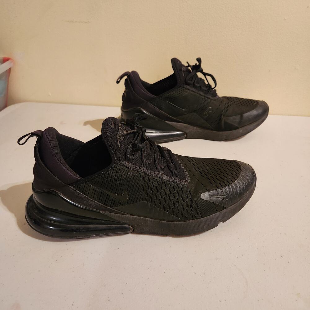 Nike Air Max 270 ‘Triple Black’ Men's Sz 12 Sneakers AH8050-005 Basketball Shoes